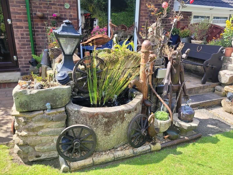 Other image for Peter’s creativity scales new heights in garden